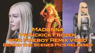 Madonna Frozen Music Video- the SicKick Remix filmed- first look & Behind the scenes pics Released
