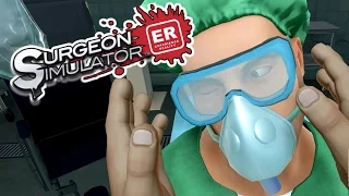 Surgeon Simulator ER - VR Eye Transplant Gone Wrong! - Let's Play Surgeon Simulator VR - HTC Vive