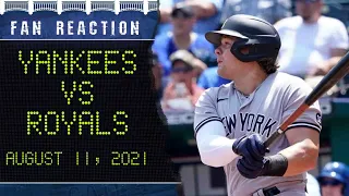 Yankees vs Royals | Instant Highlights, Recap and Fan Reaction 8/11/21