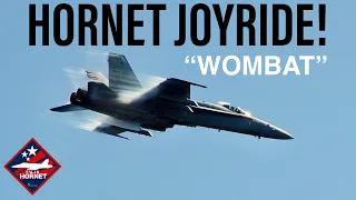 F/A-18 Hornet Joyride | "WOMBAT"