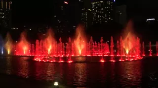 Lake Symphony Water Fountain Show at Suria KLCC