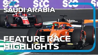 Formula 2 Feature Race Highlights | 2022 Saudi Arabian Grand Prix