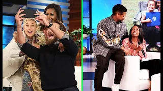 Moments When Celebrities Surprise Fans and Guests On The Ellen Show - Part 1