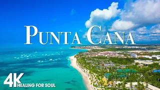 Punta Cana 4K - Scenic Relaxation Film With Relaxing Piano Music - 4K Video Ultra HD