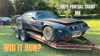 WILL IT RUN? 1979 Pontiac Trans Am