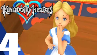 Kingdom Hearts 1 HD Gameplay Walkthrough Part 4 - Lets Help Alice - (PS4 PRO) KH 1.5 + 2.5