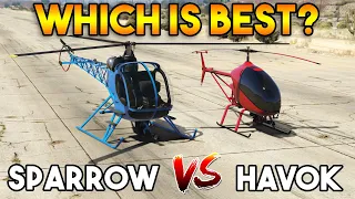 GTA 5 ONLINE : SPARROW VS HAVOK (WHICH IS BEST?)