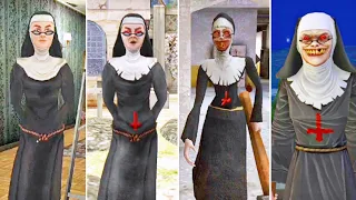 Evolution Of Evil Nun's Face (Evil Nun 2 - Ice Scream 7 Friends Lis) Part 3