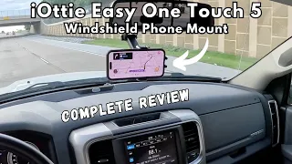 iOttie Easy One Touch 5 Dash & Windshield Phone Mount Full Review