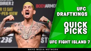 UFC Fight Island 7 DraftKings Picks | Holloway vs Kattar DFS MMA DraftKings Picks