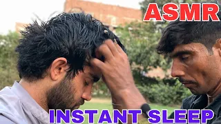 Best Street Massage by Pakistani Massager ❤️ | Head and Back Massage | #asmr #massage