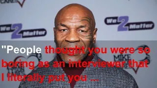 Mike Tyson asleep on live TV, finally the truth