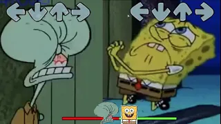 "Madness" But it's Squidward VS Spongebob (Friday Night Funkin Tricky Mod X Spongebob)