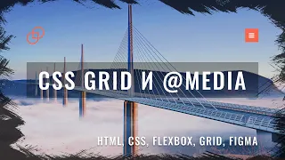 Адаптивная верстка сайта с нуля по макету из Figma #4 CSS Grid и медиа запросы