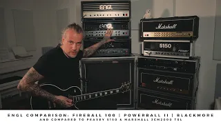 ENGL comparison: FIREBALL 100 | POWERBALL II | BLACKMORE Signature