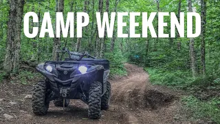 Camp Weekend !! 130km ATV Ride | Men Grills Pressure Cooker | New GoPro & Drone !