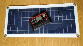 The most popular solar panel with charge controller from Aliexpress. Review, review and full test!