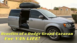 Benefits of a Dodge Grand Caravan as a Minivan Camper for VAN LIFE + Hidden Gems | Van Conversion