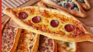 EPIC TURKISH PIDE RECIPE (With Different Fillings) | Not Just Turkish Pizza 😉