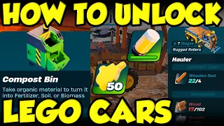 HOW TO UNLOCK POWER CELL AND BIOMASS LEGO FORTNITE! Lego Fortnite Vehicle Guide / How To Build Cars