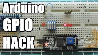 Arduino GPIO pin expansion using I2C
