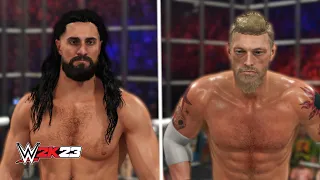 WWE 2K23 - Seth Rollins Vs Edge FULL GAMEPLAY (PS5)