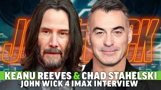 Keanu Reeves & Chad Stahelski on John Wick: Chapter 4 Stunts and THAT Staircase Scene