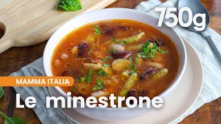 La recette du minestrone (la soupe de légumes italienne) - 750g