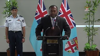 Fijian Minister for Health briefs media on COVID-19