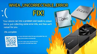 WHEA UNCORRECTABLE ERROR Solution | Gaming & Steam VR