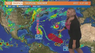 Wednesday morning tropical update: Lee, Margot, and Invest 97-L in the Atlantic