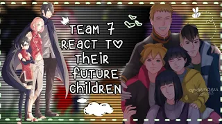 team 7 react to their future children #team7 #naruto
