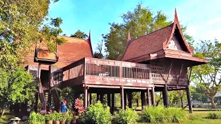 Traditional Thai house - house types of thailand - Attractions in Ayutthaya