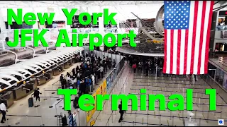 【Airport Tour】2022 New York John F. Kennedy  (JFK) International Airport Terminal 1