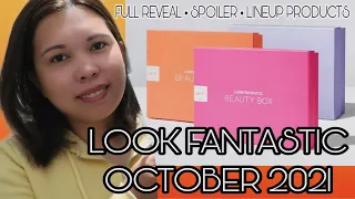 FULL REVEAL SPOILER LOOKFANTASTIC OCTOBER 2021 | SUBSCRIPTION BOX | UNBOXINGWITHJAYCA