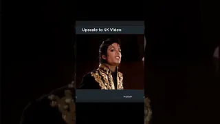 AI Enhance Michael Jackson #shorts