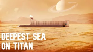 The Largest Sea On Titan Could Be Over 300 Meters Deep | Saturn’s Moon 1000 ft Kraken Mare