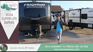 2024 Forest River Super Lite 26FKBS - I like that Way you Move! - Layzee Acres RV Sales