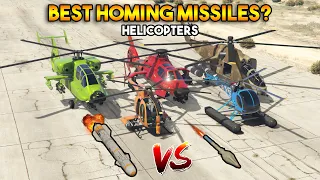 GTA 5 ONLINE : BEST HOMING MISSILES IN HELICOPTER?