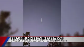 Here’s what you saw Thursday night if you noticed strange lights in the East Texas sky