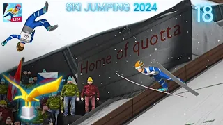 Ski Jumping 2024 - Nieoczekiwany obrót spraw w TCS #18 (Sezon 2)