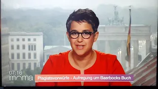 ZDFZdf-Hauptstadtkorrespondentin Shakuntala Banerjee Plagiatsvorwürfe zu Buch von Annalena Baerbock