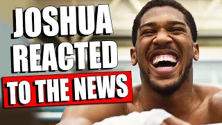 Anthony Joshua REACTED TO THE NEWS THAT Alexander Usyk AGREED TO A REMATCH /Tyson Fury Dillian Whyte