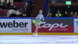 Kiira Korpi - taitoluistelun Suomen mestari 2015