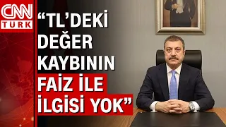 Merkez Bankası Başkanı Şahap Kavcıoğlu'ndan faiz mesajı