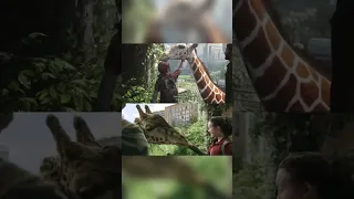 The Last Of Us Giraffe Scene Game vs. Show Comparison #thelastofus #joelmiller #pedropascal