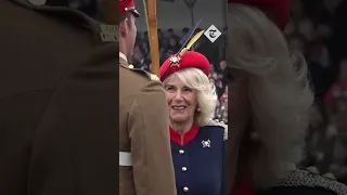 Queen Camilla visits Royal Lancers regiment at North Yorkshire barracks