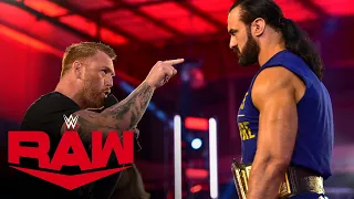 Heath Slater returns to confront Drew McIntyre: Raw, July 6, 2020