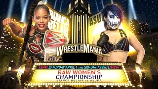 WWE 2K22 Bianca Belair vs Asuka WrestleMania 39 Predictions