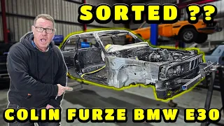 Rebuilding the jacking point on Colin Furze BMW E30